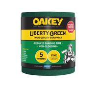 Rullo Di Levigatura Verde Liberty Oakey 115Mm X 5M Fine 120G OAK63844