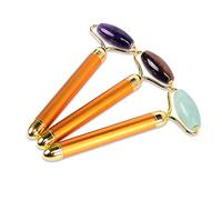 Rullo di massaggio di giada for il viso Raschietto di ossidiana nera Strumenti for massaggiatore di pietre preziose Rimozione delle rughe del viso snellente 1 pezzo (Color : 5)