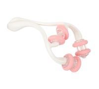 Rullo di Massaggio Ergonomico per Gambe e Collo Rosa Abs | Uso Domestico, Supporto Manuale per Braccia e Muscoli, Design Quinta Generazione Colore Casuale