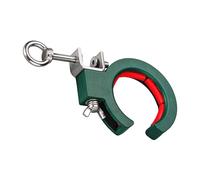 Rullo di posa assistente per la posa dei cavi, apertura 65 mm, forza di trazione 25 kg, adatto per lavoratori in cantiere, tirante a filo liscio, puleggia regolabile con morsetto