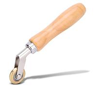 Rullo di Pressione in Ottone, Rullo Portatile per Saldatura Rullo di Giunzione per Carta Parati Ad Angolo Mano Anti-Stress Utensile per Pressa Manuale Saldatura Rullo Penny