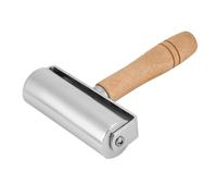 Rullo per bordi in pelle in acciaio ad alto tenore di carbonio Strumento per rulli in pelle per arrotolare i bordi Strumento per arrotolare i bordi in pelle(10cm)