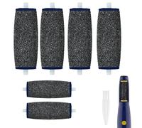Rullo di ricambio compatibile con Dr. Scholl's Callus Remover Electronic Foot File-Extra Grearse (confezione da 6)