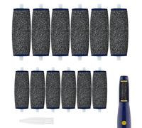 Rullo di ricambio compatibile con Dr. Scholl's Callus Remover Electronic Foot File-Extra Grearse (confezione da 12)