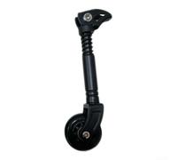 Rullo di scorrimento ausiliario per bicicletta, pieghevole, per Fnhon D7 | Ruota per allenamento facile da spingere assistita, robusta in lega di alluminio, struttura in poliuretano, colore nero
