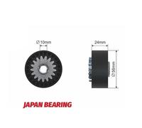 Rullo tenditore cinghia trapezoidale RNK-RE-010 NTY per DACIA RENAULT NISSAN