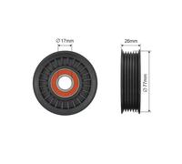 Rullo di Serraggio, Cinghia Scanalata Adatto A per Ford C-Max 1.8 TDCI, Focus 1