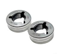 Rullo di trasmissione da 0,6 mm per Millermatic 87131 Rullo di avanzamento in acciaio inox 0,6 mm V-Groove Design per rullo di saldatura MIG 0,6 mm per officina e industria Rullo guida preciso 0,6 mm