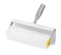 Rullo di ventilazione 250 mm con spine per pavimenti autolivellanti in lattice, con paraspruzzi, per distribuire il massetto