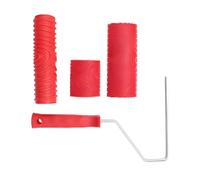 Rullo di vernice in gomma resistente per applicazione di texture in legno non cucito su superfici interne e applicatori di gomma a rullo per lungo tempo