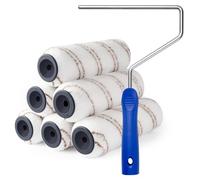 Rullo di vernice in microfibra da 7 pollici (178 mm), grande rullo per pittura su superfici lisce e semi-ruvide, per la verniciatura di pareti o soffitti