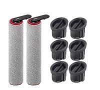 Rullo E Filtro, Compatibile Con Mova X4 Pro/X4 Plus | Spazzola a rullo, filtro HEPA, pavimenti duri, moquette, raccolta detriti, for X4 Pro/X4 Plus(Chocolate)