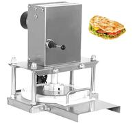 Rullo elettrico per impasto, in acciaio inox, per pizza e crosta, spessore regolabile da 2 a 5 mm, per uso commerciale, diametro 22 cm