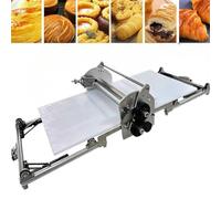 Rullo elettrico per impasto, sfogliatrice pieghevole per pasticceria, controllo dello spessore di 2-30 mm, per croissant, pizza e pasta fresca