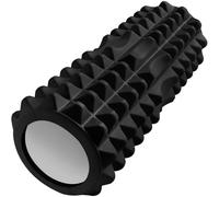 Rullo fasciale in schiuma EVA, Ø 12 cm, 33 cm, pilates, yoga, massaggio nero, 23570