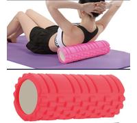 RULLO FITNESS PILATES SCHIUMA TUBO ESERCIZI PALESTRA YOGA MASSAGGI SCHIENA 33x14