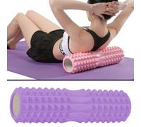 RULLO FITNESS PILATES SCHIUMA TUBO ESERCIZI PALESTRA YOGA MASSAGGI SCHIENA 45x13