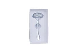 Rullo for massaggio facciale in acciaio inossidabile Rullo for massaggio antirughe for stringere la pelle del collo Strumenti for la bellezza del viso(Silver)