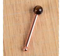 Rullo for massaggio for la cura del viso Bacchetta in acciaio inossidabile Massaggiatore for testa for occhi Strumento for testa a rullo intercambiabile (Color : C)