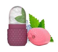 Rullo Ghiaccio per Viso,Silicone Riutilizzabile Massaggio Cura della Pelle,Per Viso e Occhi | per Corpo Palestra Estate Casa Collo Ragazza Bagno SPA Donne