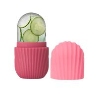 Rullo Ghiaccio Viso Silicone Ergonomicio Riutilizzabile | Strumento per Rassodare il Viso per Donne Uomini Casa Salone Spa Viaggio Lavoro, Dopo Sole Look Liscio
