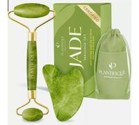 Rullo Giada Plantifique massaggiatore facciale Viso occhi Roller Gua Sha pietra