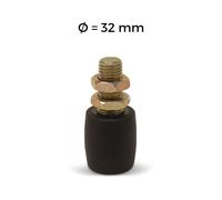 Rullo guida BB 32 in bi-materiale nylon-gomma - Rolling Center