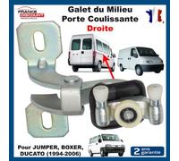 Rullo Guida Centrale Porta Laterale Destra per Jumper Boxer Ducato 1994-2006