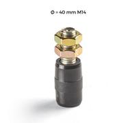 Rullo guida CN 40 M14 in nylon cilindrico - Rolling Center