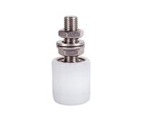 Rullo Guida con Cuscinetti Sfera per Cancello Scorrevole 40x44 Acciaio Inox/Nylon Superiore Con M16 V2A Bullone Filettato