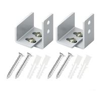 Rullo guida da parete regolabile in acciaio inossidabile con fermo scanalato per porte da fienile per mantenere la posizione e il movimento della porta sicura