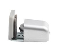 Rullo guida per pavimento della porta del fienile, fermo oscillante regolabile per supporto inferiore scorrevole, hardware di per montaggio a parete per binari armadi e porte interne