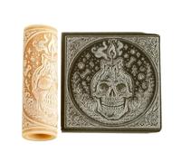 Rullo in ceramica - Accessorio per artigianato in argilla, strumento di design in ceramica con incisione, rullo fai da te con manico ergonomico, strumento artistico per adolescenti, giovani, adulti