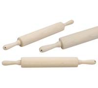 Rullo in legno di faggio da cucina rotante 45 x 5 cm per torta per pizza