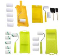 Rullo in schiuma ad alta densità da 5,1 cm con vassoio per dipingere piccole aree, bordi, rifinire e modellare lavori di ritocco (A)