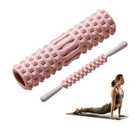 Rullo in schiuma per schiena, cilindro per sollievo muscolare | tubo massaggiante per il corpo, bastone portatile di recupero con superficie a pressione profonda, per gambe, schiena, fianch