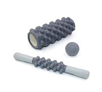 Rullo In Schiuma - Set Di Rulli In Schiuma Ad Alta Densità, Massaggiatore Per Articolazioni Dei Profondi, Kit Per Rotolamento Muscolare Strutturato | Migliora La Flessibilità Del Dispositivo P