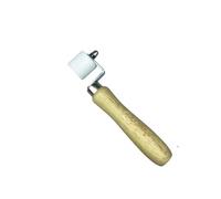 Rullo manuale for cuciture da 28/40 mm for lisciante in silicone resistente alle alte temperature Strumenti for in PVC Set di utensili manuali Per Tetti E Pavimenti(28mm-WHITE)