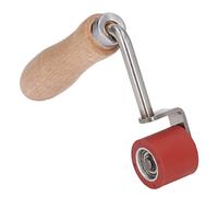 Rullo manuale in silicone, impugnatura angolata da 75 gradi con ruota di pressione da 20 mm, design resistente al calore per applicazioni di saldatura di materiali, 130x112x32 mm