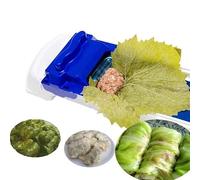 Rullo manuale per foglie d'uva, strumento manuale per laminare verdure e carne, con base a ventosa, per sushi e dolma, per cucina fai da te, rullo rapido per foglie di cavolo per rotoli uniformi