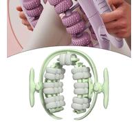 Rullo massaggiante a 40 ruote, manuale, portatile, staccabile, con morsetto per