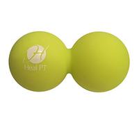 Rullo massaggiante a forma di arachidi, incredibile sollievo dal mal di testa. HealPT - Massaggiatore per la colonna vertebrale in silicone, perfetto per dolori muscolari, rilassamento miofasciale e tensione mal di testa, doppia palla Lacrosse