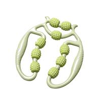 Rullo massaggiante a nove ruote per gambe e gambe, rullo circolare portatile per rilassamento muscolare, rullo ad anello a 360°, per gambe, braccia, collo, per uomini e donne, yoga, fitness, recupero