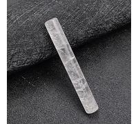Rullo massaggiante da 75 mm Gemma spirituale Gemma naturale Cilindro di cristalli di quarzo misti for la decorazione domestica decorazione della stanza (Color : Clear Crystal, Size : One Size)