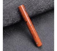Rullo massaggiante da 75 mm Gemma spirituale Gemma naturale Cilindro di cristalli di quarzo misti for la decorazione domestica decorazione della stanza (Color : Red Jasper, Size : One Size)