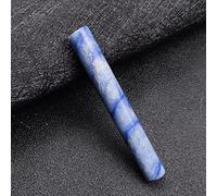 Rullo massaggiante da 75 mm Gemma spirituale Gemma naturale Cilindro di cristalli di quarzo misti for la decorazione domestica decorazione della stanza (Color : Blue Aventurine, Size : One Size)