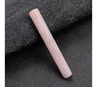 Rullo massaggiante da 75 mm Gemma spirituale Gemma naturale Cilindro di cristalli di quarzo misti for la decorazione domestica decorazione della stanza (Color : Rose Crystal, Size : One Size)