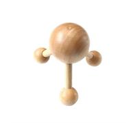 Rullo massaggiante for collo e schiena Testa in legno Massaggiatore for cuoio capelluto Artigli di polpo Rilassamento strumento for la crescita dei capelli Sollievo dallo stress Assistenza sanitaria 1