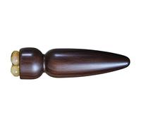 Rullo massaggiante in legno, strumento per il viso, bacchetta portatile per | Rilassante sollievo dalla tensione muscolare, benessere della salute, piccolo accessorio marrone per la doccia