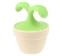 Rullo massaggiante Mini massaggiatore portatile per il corpo Simpatica palla di perline per massaggio a forma di pianta in vaso per sollievo dal dolore al collo Rilassamento del piede Lifting del vis